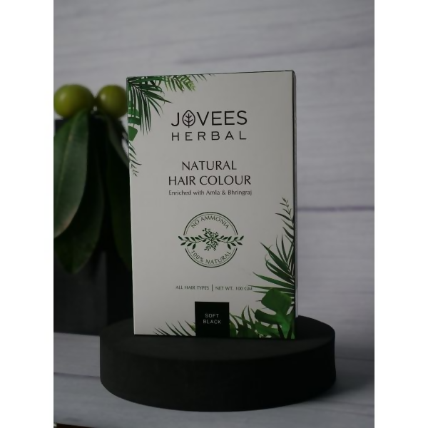 Jovees Natural Hair Colour - Soft Black - Distacart