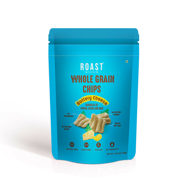 Roast Makhana Whole Grain Chips Buttery Cheese