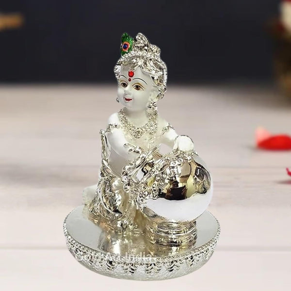 Gold Art India Makhan Krishna Idol - Distacart