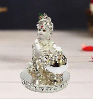 Gold Art India Makhan Krishna Idol - Distacart