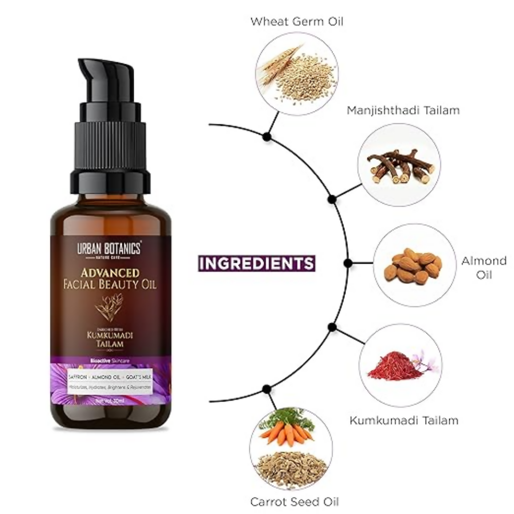 Urban Botanics Kumkumadi Tailam for Skin - Dista