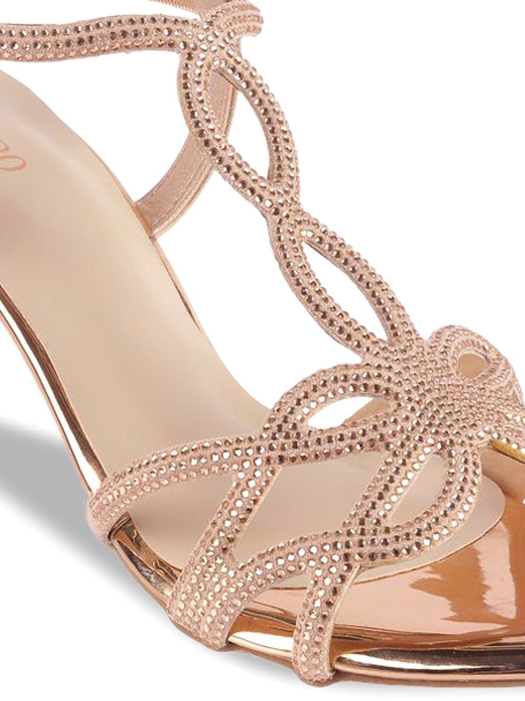 Metro Women Embellished Kitten Heel Sandals
