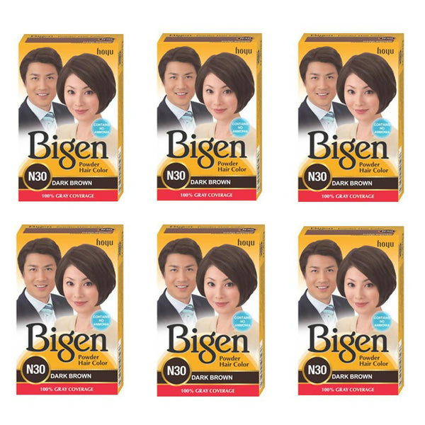 Bigen Powder Hair Color Dark Brown N30 - Distacart