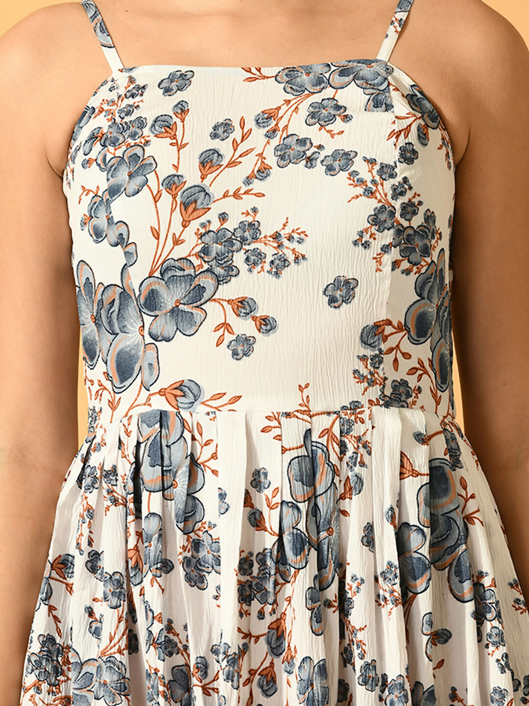 Myshka Women's White Fit and Flare Party Dress - Distacart