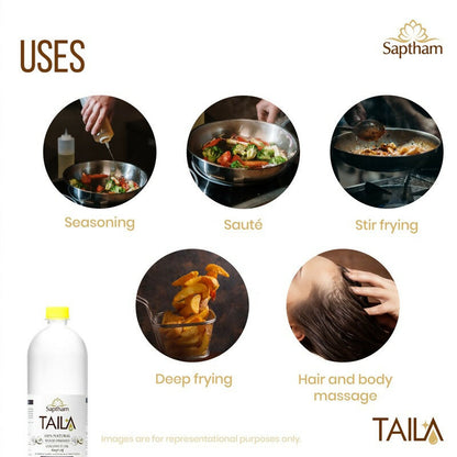 Saptham Taila Wood - Pressed Coconut Oil - Distacart