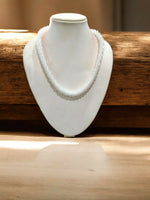 Thumbnail for Inhanns Noor-E-Jalwa – Handmade Crystal Bead Necklace -Adjustable - White Only Necklace - Distacart