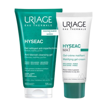 Uriage Anti-Blemish Regime (Hyseac Cleanser + Moisturizer) - Distacart