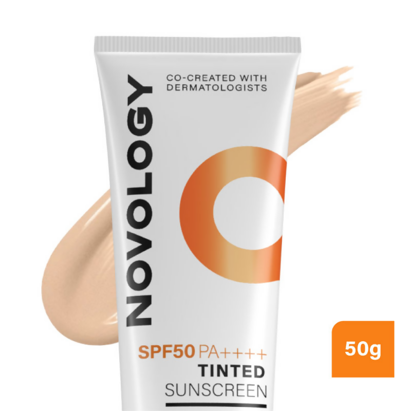 Novology SPF 50 PA++++ Tinted Sunscreen - Distacart