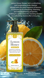 Thumbnail for Al Masnoon Lemon Honey Shower Gel - Distacart