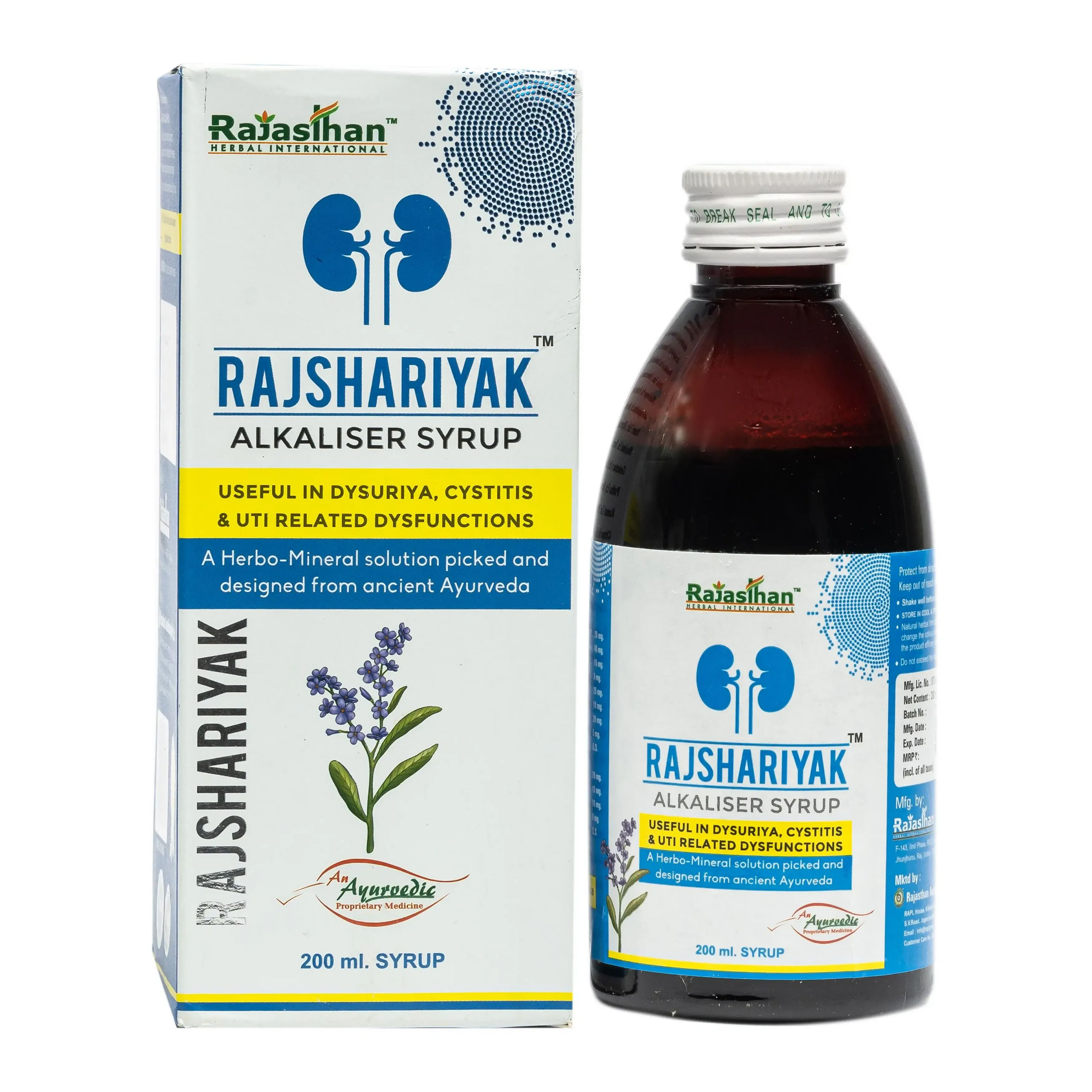 Rajasthan Herbals Rajshariyak Alkaliser Syrup