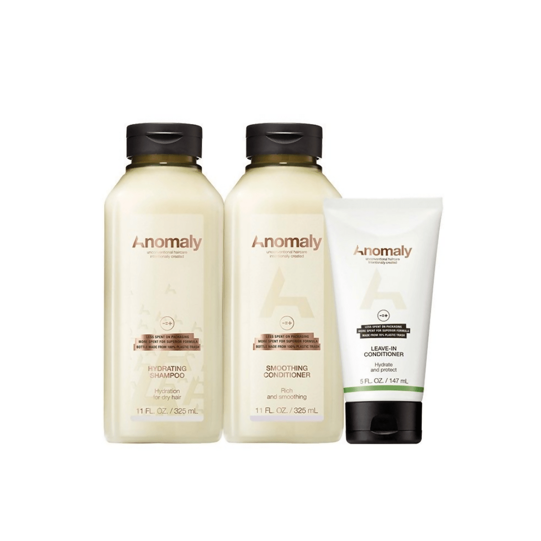 Anomaly by Priyanka Chopra Hydrating Shampoo, Smoothing Conditioner & Leave-In Conditioner Combo - Distacart