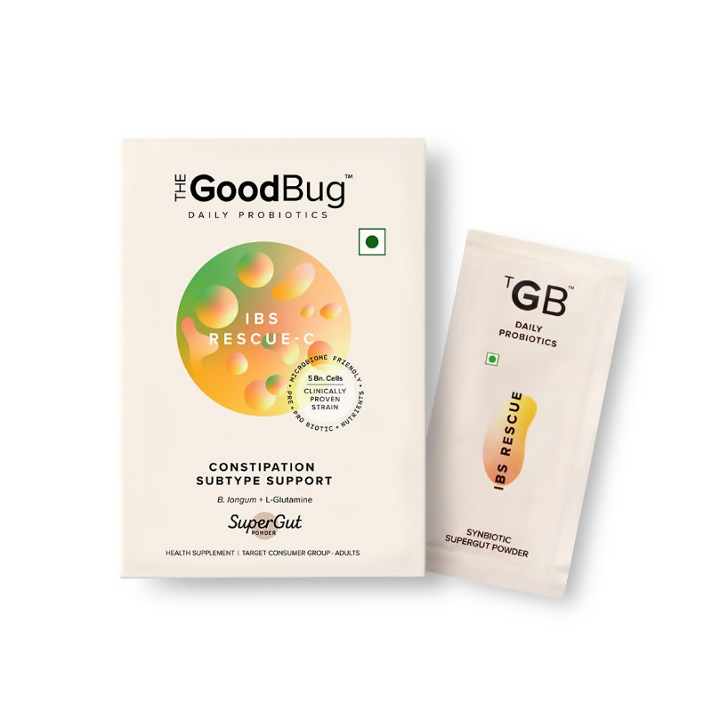 The Good Bug IBS Rescue - C SuperGut Powder for Irritable Bowel Syndrome 15 Days Pack - Distacart