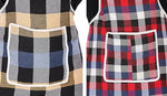 Thumbnail for Glun Waterproof Cotton Kitchen Apron With Front Pocket-Multicolour (Pack of 2) - Dista