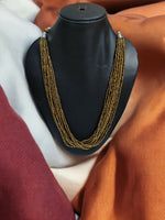 Thumbnail for Inhanns Bloom Handmade Beaded Only Necklace - 12 Layers - Golden Necklace - Distacart