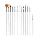 Thumbnail for Bronson Professional Nail Art Kit Brush Set Acrylic Uv Polish Brushes Tool Kit - Dista