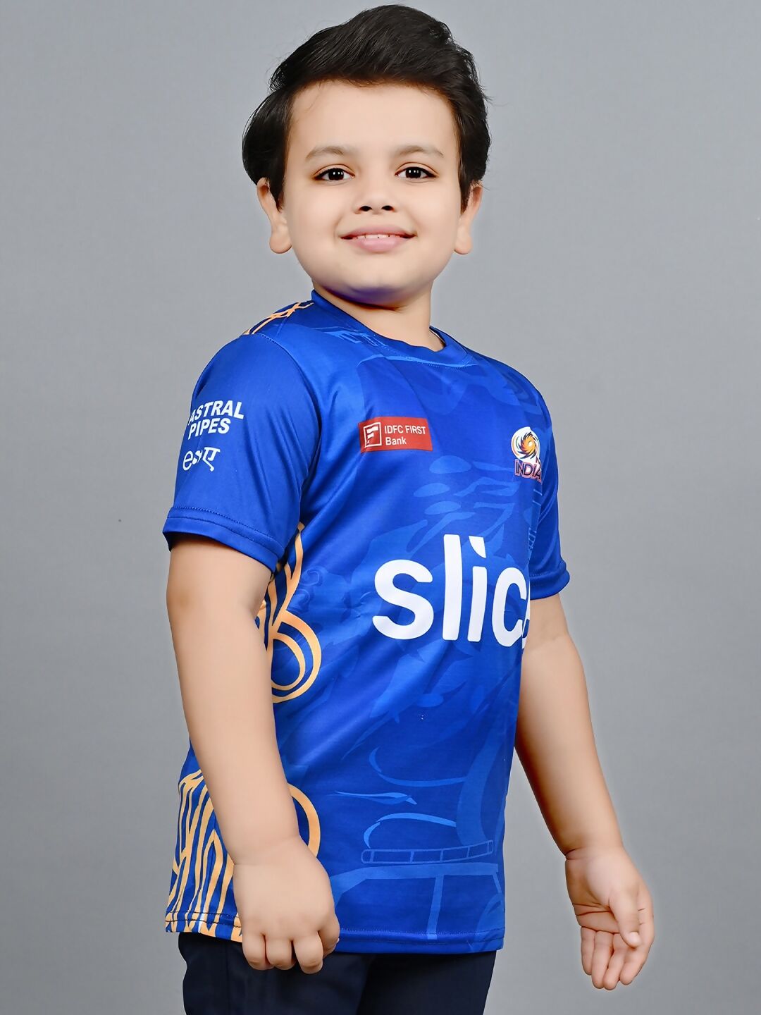 Baesd Kids MI Ipl, T20 Cricket Jersey T-shirt - Distacart