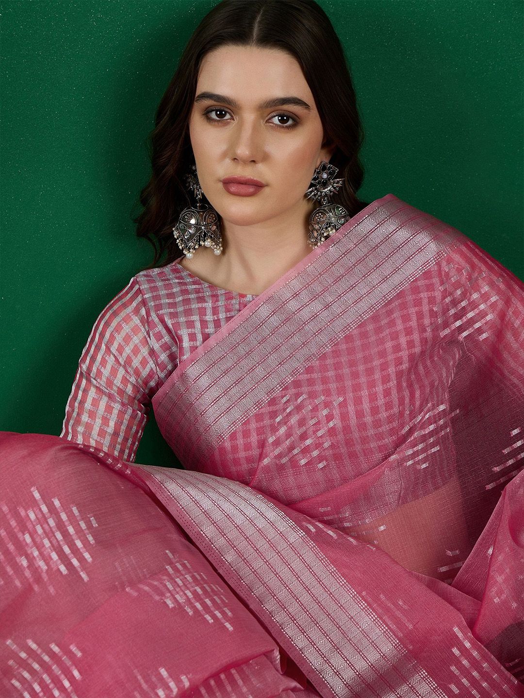 Mitera Woven Design Zari Organza Banarasi Saree - Distacart