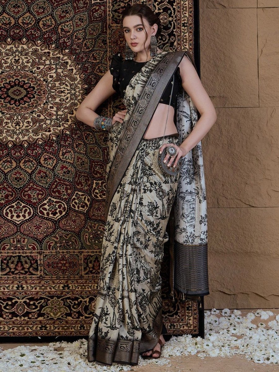 Anouk Ethnic Motifs Zari Silk Blend Sungudi Saree - Distacart