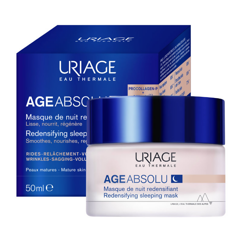 Uriage Age Absolu Redensifying Night Mask - Distacart