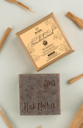 Nat Habit Cold Processed Soothing Sandalwood Soap - Distacart