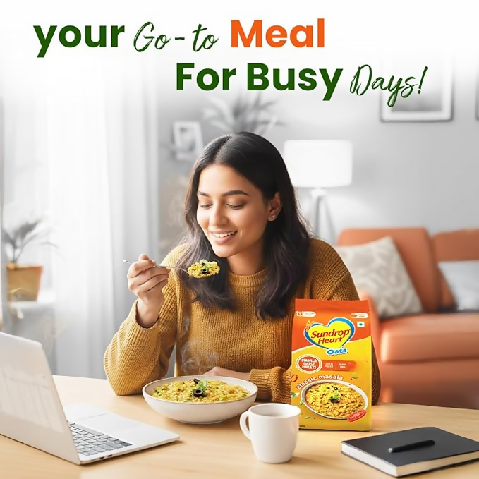 Sundrop Heart Classic Masala Oats With Millets - Dista