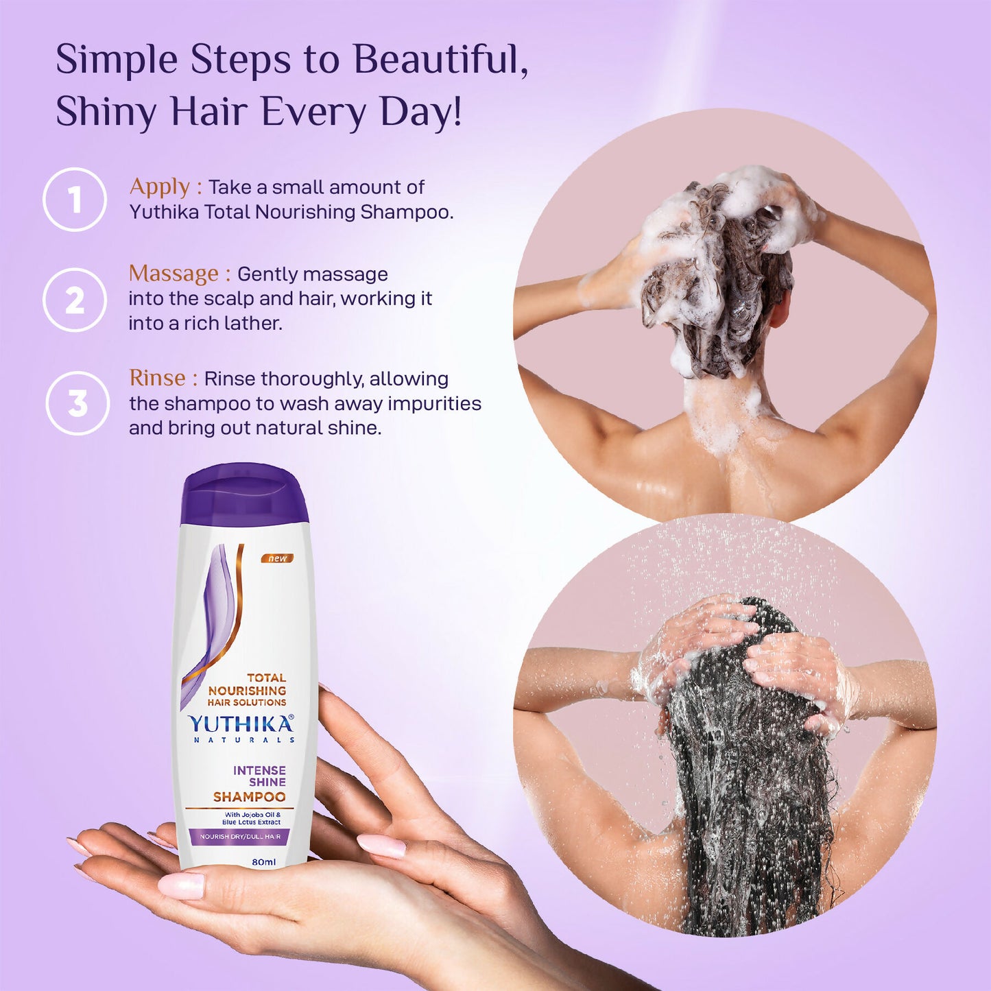 Yuthika Intense Shine Shampoo For Women & Men - Distacart