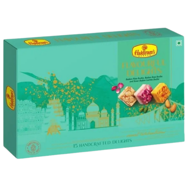Haldiram's Flavourful Delights Assorted Badam Burfee - Distacart