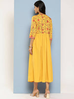 Thumbnail for Ahalyaa Women's Traditional wear Ethnic Dress - Mustard - Distacart