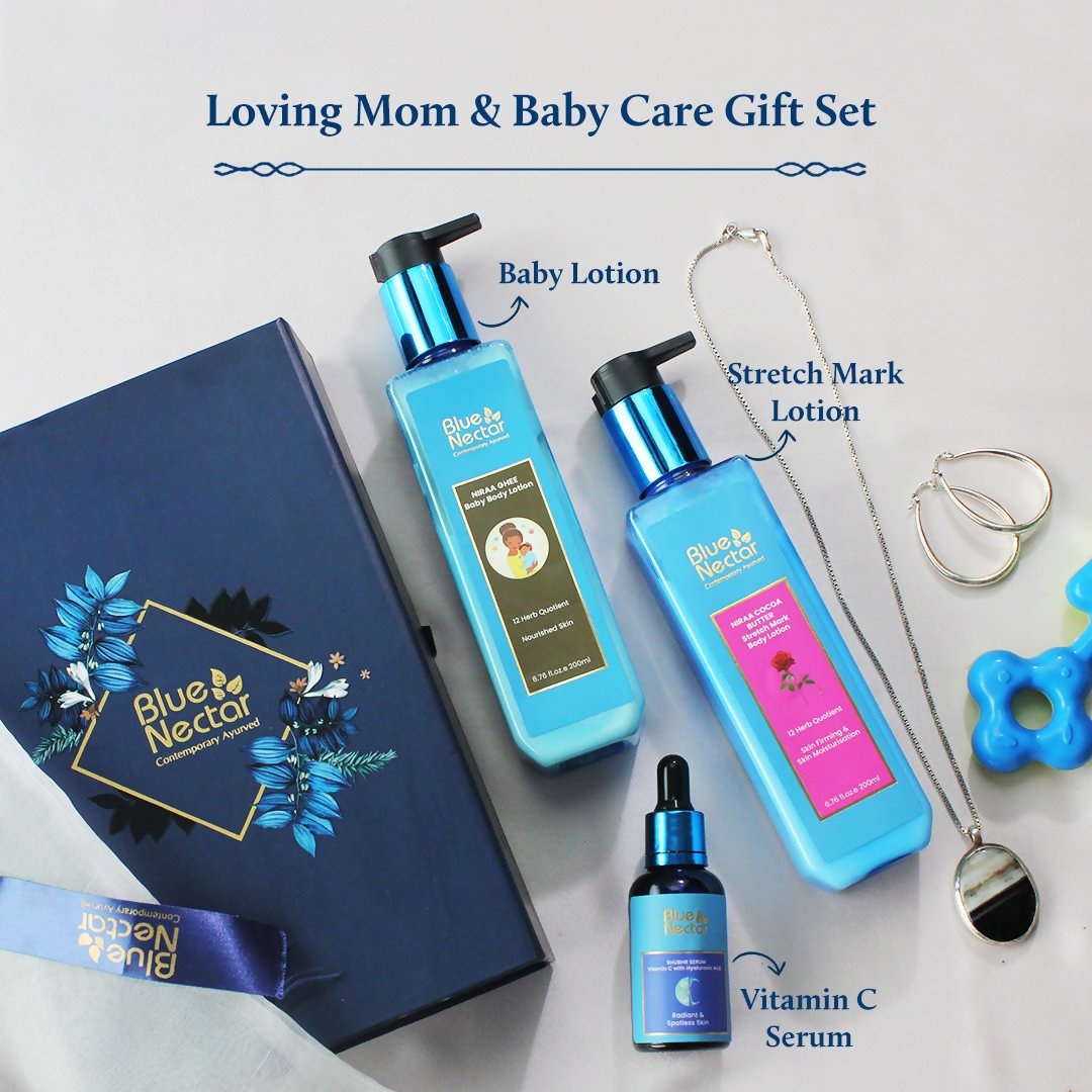 Blue Nectar Loving Mom & Baby Care Gift Set - Distacart