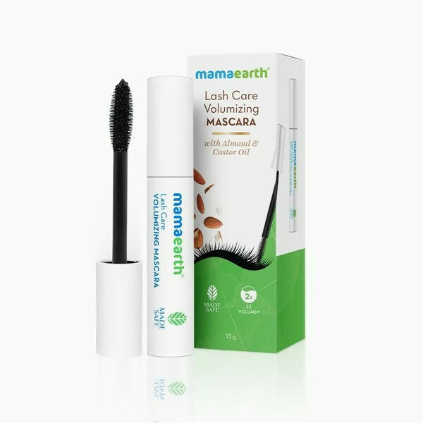 Mamaearth Lash Care Volumizing Mascara with Castor Oil & Almond Oil - Distacart
