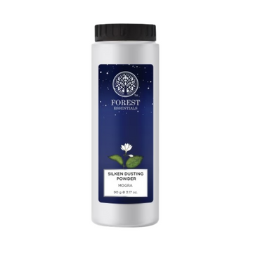 Forest Essentials Silken Mogra Natural Dusting Powder - Lightly Scented - Dista