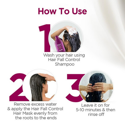 BBlunt Hair Fall Control Hair Mask With Pea Protein & Caffeine - Distacart