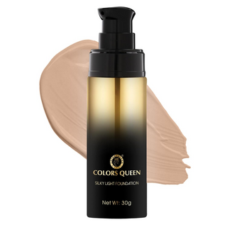 Colors Queen Silky Light Foundation - 01 White Ivory - Distacart