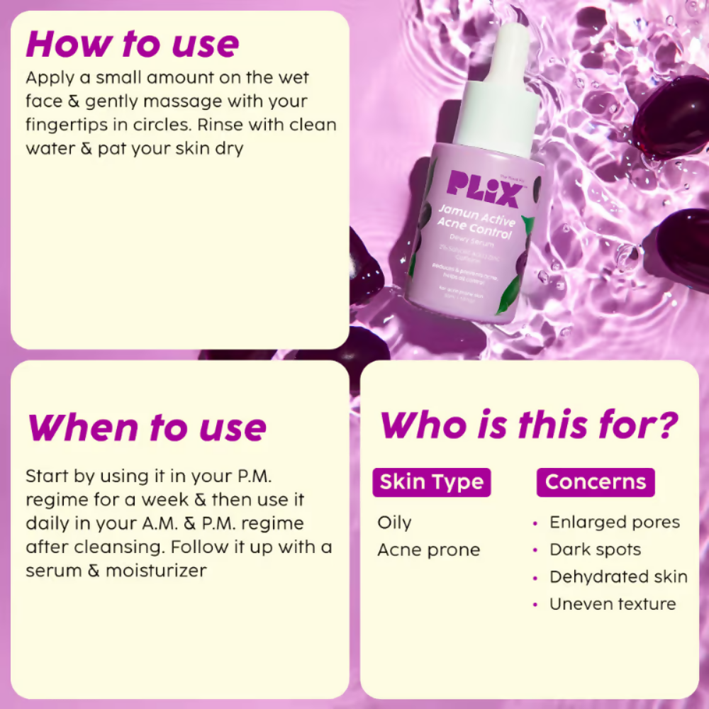 PLIX The Plant Fix Jamun Skincare Combo - Distacart