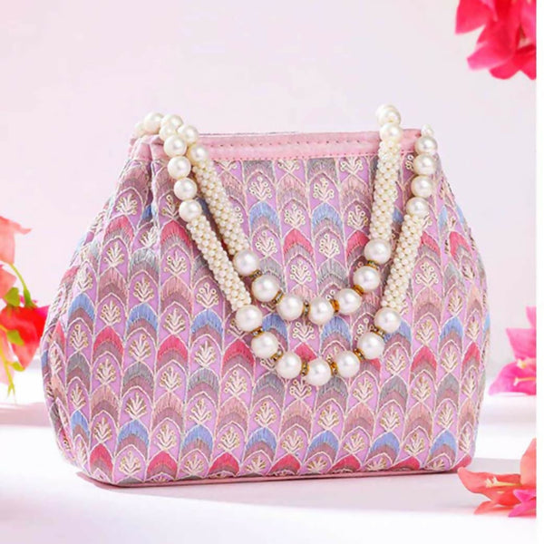 Joban Fashion Traditional Potli Handbags - Green