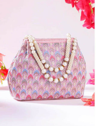 Joban Fashion Traditional Potli Handbags - Green