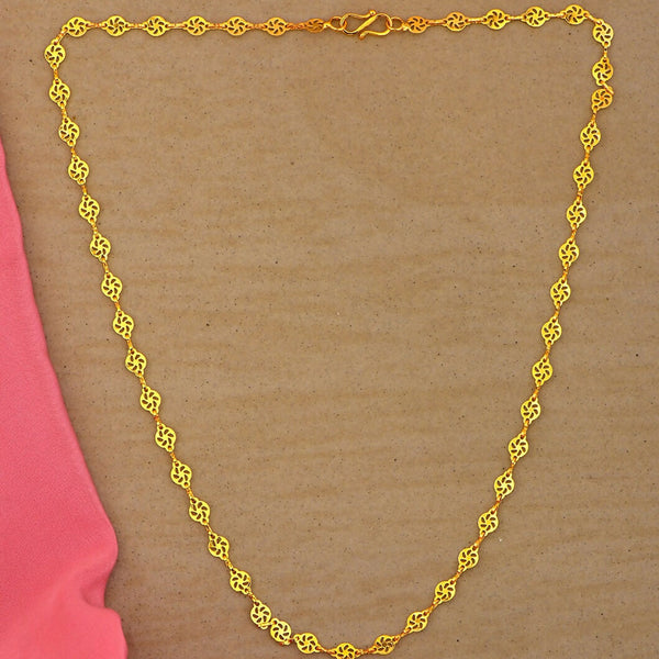 Joban Fashion Women Brass Golden Neck-Chain - Distacart