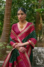 Thumbnail for BANARASI_PATOLA_2_BTGREEN (4)