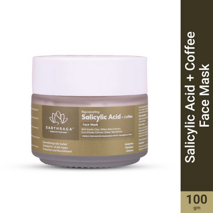 Earthraga Salicylic Acid + Coffee Face Mask - Distacart