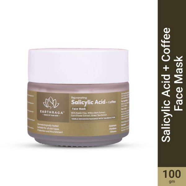 Earthraga Salicylic Acid + Coffee Face Mask - Distacart