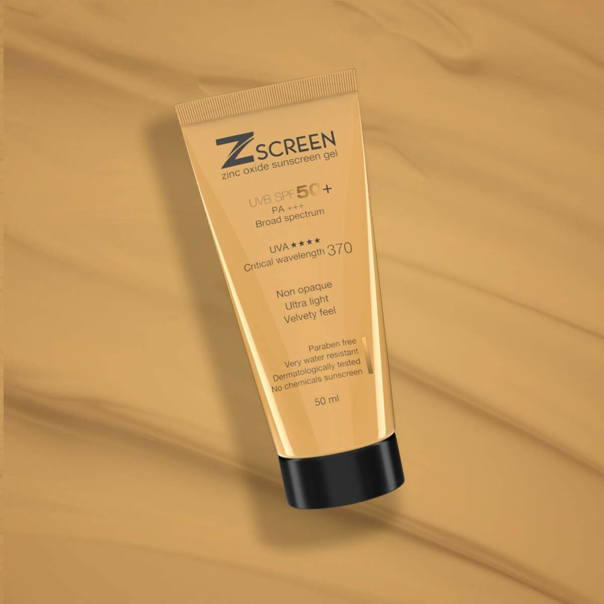 Zscreen Zinc Oxide Sunscreen Gel UVA/UVB Protection SPF 50+ PA+++ - Distacart