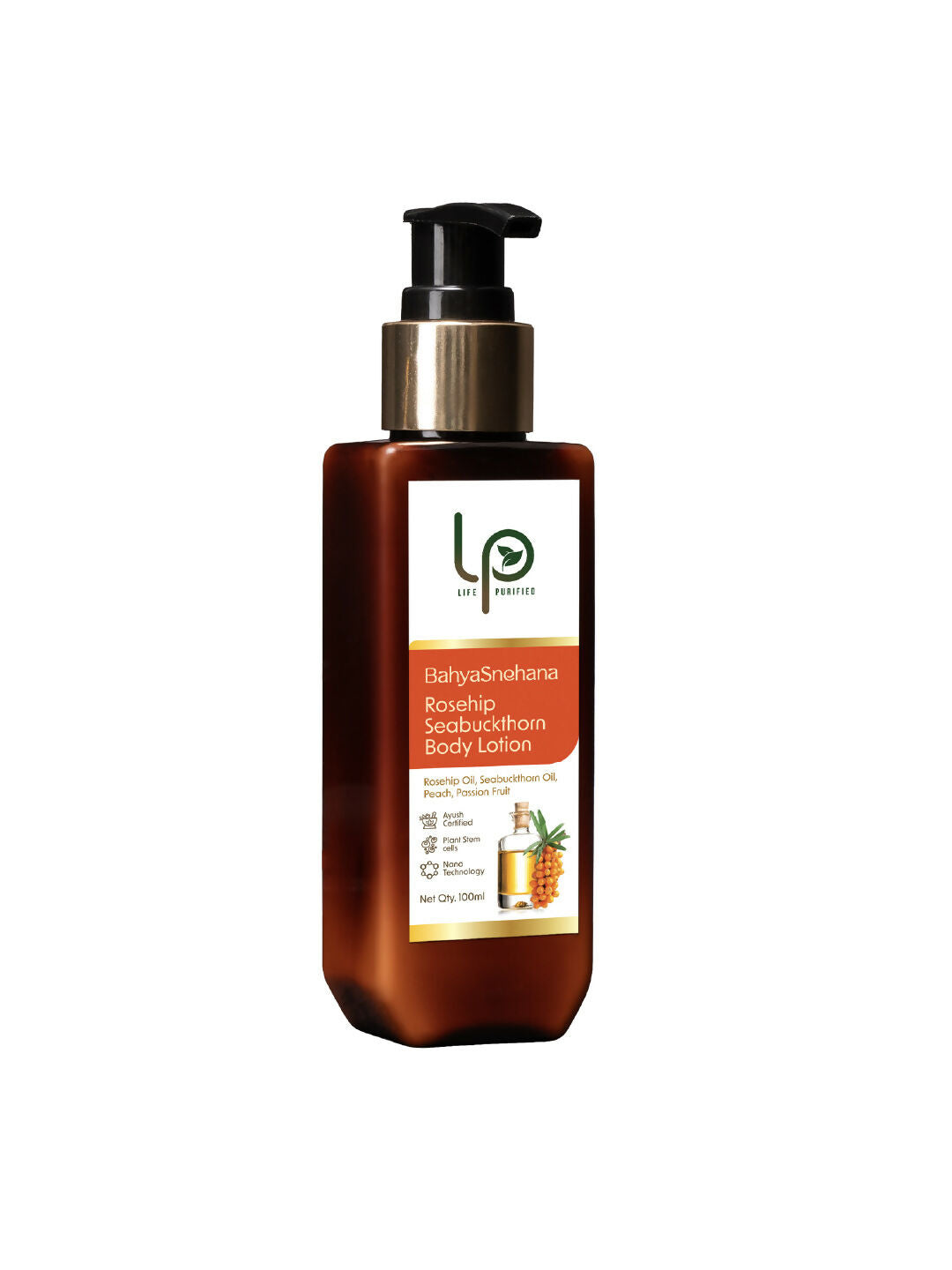 Life Purified Bahyasnehana Rosehip Seabuckthorn - Body Lotion