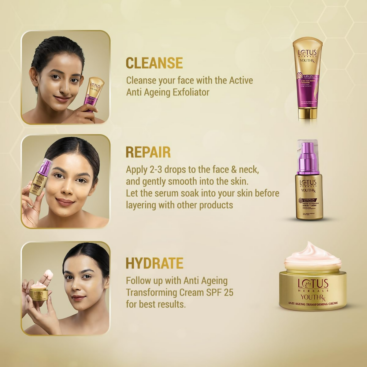 Lotus Herbals YouthRx Youth Activating Serum + Creme - Distacart