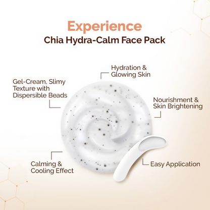 Mamaearth Chia Hydra-Calm Face Pack with Chia Seed & Ceramides - Distacart