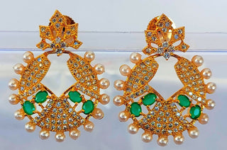 Ad Emerald Designer Earrings - Distacart