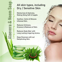 Thumbnail for Prakriti Herbal Soap Aloevera and Neem - Distacart