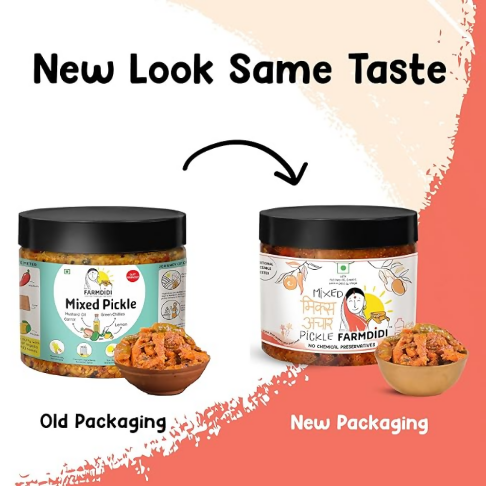 FarmDidi Mixed Pickle - Tangy & Salty - Distacart