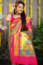 Thumbnail for Jyoti Fashion Women's Grey Banarasi Silk Zari Woven Saree with Blouse - Distacart