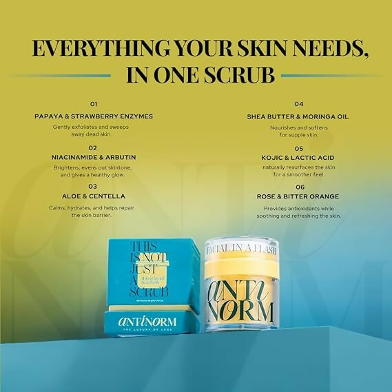 Antinorm Facial in a Flash Enzyme Scrub