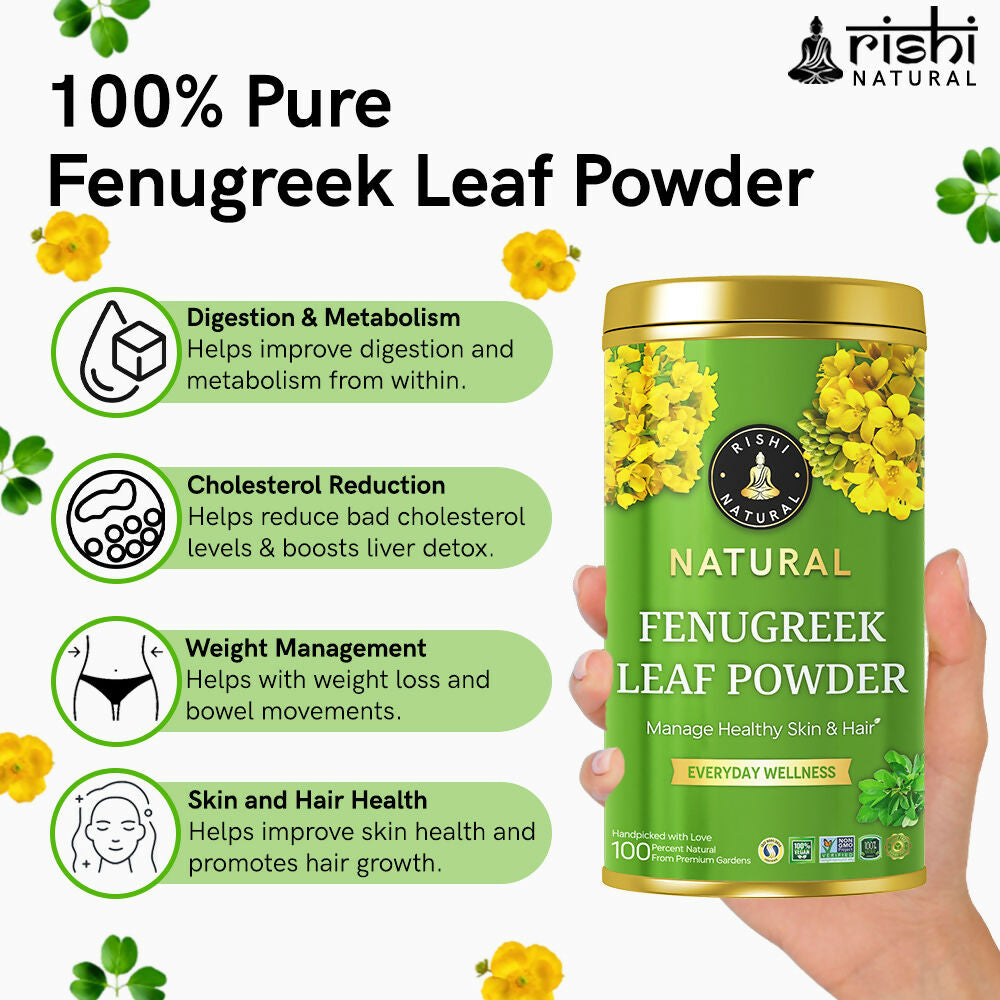 Copy of FENUGREEK LEAF POWDER BENEFITS IMAGE